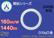 9W　20W形　1440LM